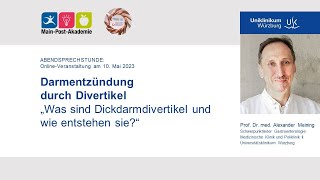 Darmentzündung durch Divertikel  Referent Prof Dr Alexander Meining [upl. by Valida347]