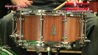 Brady Jarrah Block Snare Drum  14x65  Natural Satin [upl. by Anaujit]