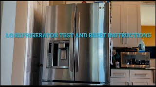 LG Refrigerator test and reset tips and tricks easy fix troubleshooting￼ Not cooling or freezing￼ [upl. by Blodget]