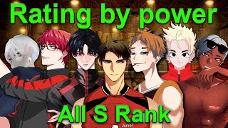 The Spike Volleyball 3x3 TOP 7 Players S RANK Rating by power S rank Characteristics [upl. by Ednalrym]