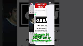 Scored Presale Tickets For Oasis’s Usa Tour Live 25 OASIS shorts oasis oasisreunion [upl. by Aluin]