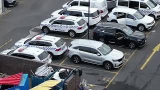 SUSHINE POLICE STATION CARPARK DRONE FOOTAGE [upl. by Ridinger]