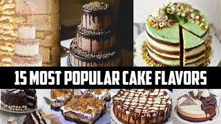 15 Most Popular Cake Flavors To Go Viral in 2021 [upl. by Nollie120]