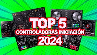 TOP 5 CONTROLADORAS DJ DE INICIACIÓN 2024 [upl. by Aerdnod345]