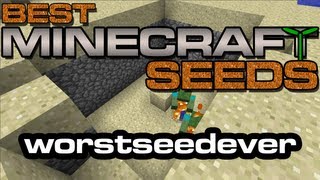 Best Minecraft Seeds  worstseedever Xbox 360 Edition [upl. by Alekim]