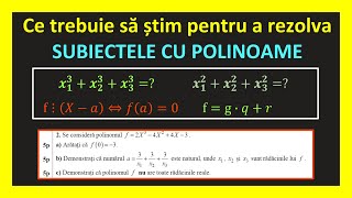 BACALAUREAT MATEMATICA 2023 SUBIECTUL 2 REZOLVAT POLINOAME RELATIILE LUI VIETE M2 PROFIL TEHNOLOGIC [upl. by Joella686]