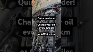 A quick reminder to change your oil in time diesel turbodiesel commonrail repair mechanic [upl. by Zurek249]