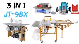 JT9BX Assembling  MultiFunctional Woodworking Machine [upl. by Nevil461]