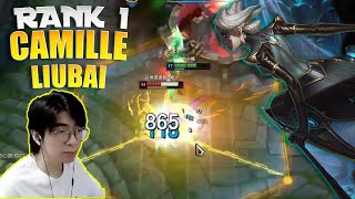 LiuBai Camille vs Riven  Rank 1 Camille LiuBai Stream [upl. by Adran]