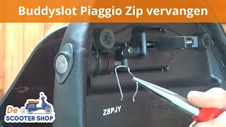 Contactslot buddy Piaggio Zip vervangen  Montagevideo  De Scooter Shop [upl. by Donald]