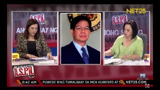 PING LACSON on Designated Survivor and New Senate Building Interview on NET25 [upl. by Neiviv]