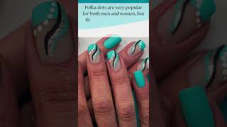 Polka Dot Nail Styles for Short Straight or Wavy Hair  Playful amp Stylish Nail Art [upl. by Aramas]