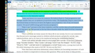 Wallace Identifying Ethos Pathos and Logos in Articles JHS [upl. by Philippine]