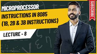 Lec8 Instruction in 8085  1B 2B amp 3B Instructions  Opcode amp Operand  Microprocessor [upl. by Shult]