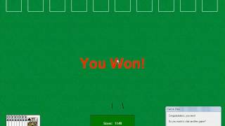 What it looks like to win Spider Solitaire [upl. by Tuneberg823]