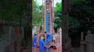 Deep water well drilling process in rural areas [upl. by Nirret798]