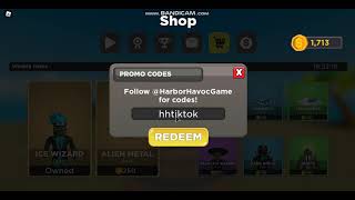 NEW ROBLOX HARBOR HAVOC CODE CHECK DESC [upl. by Nnylesor]