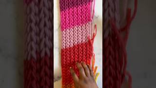 Have you tried Tunisian Crochet 👀 tunisiancrochet crochet chunkyyarn [upl. by Joby]