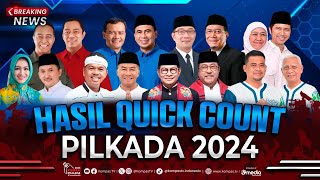 🔴 LIVE Hasil Quick Count Pilkada 2024 Respons Paslon dan Perolehan Suara [upl. by Anyale873]