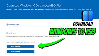 How to Download Windows 10 ISO from Microsoft Website in 2024 FREE amp EASY [upl. by Brindell]