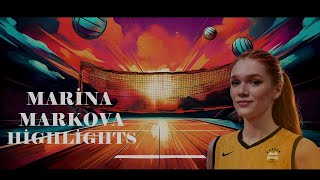 MARİNA MARKOVA HİGHLİGHTS  VAKIFBANK  FENERBAHÇE [upl. by Hanaj554]