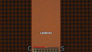 MINECRAFT PERO EL MUNDO ES DE CALDEROS DE LAVA [upl. by Aizirtap726]