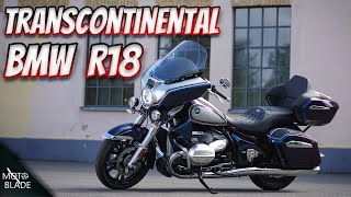 The BMW R18 Transcontinental  In Depth Test Ride Review [upl. by Buckie]