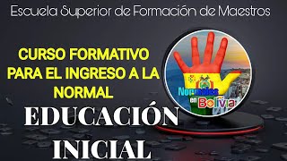 EXAMEN NORMAL  EDUCACION INICIAL [upl. by Nede]