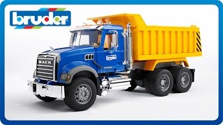 Bruder Toys MACK Granite Dump Truck 02815 [upl. by Inattirb]