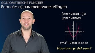 Formules aantonen bij een parametervoorstelling  Bewegingsvergelijkingen vwo B  WiskundeAcademie [upl. by Haleelahk]