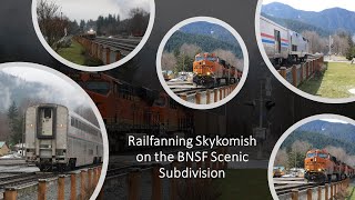 Railfanning Skykomish on the BNSF Scenic Subdivision [upl. by Niwled]