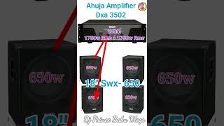 Ahuja Swx 650w Price Or Ahuja Dxa 3502 Amplifier Review 2024 [upl. by Noira253]