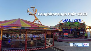 Loughborough Fair 2023 Street Charter FunFair LboroFair23 [upl. by Ailema]