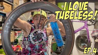 Easy Tubeless Tire Install at Home  Tubeless Tire Adventures Episode 4 [upl. by Yliah581]