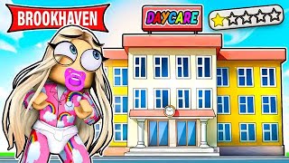 I Went UNDERCOVER To The BEST 5 Star DAYCARE In Brookhaven Roblox [upl. by Amahcen318]