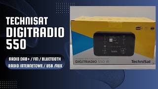 TechniSat DIGITRADIO 550 IR  radio FM DAB radio internetowe CD Bluetooth AUX USB recenzja [upl. by Rycca570]