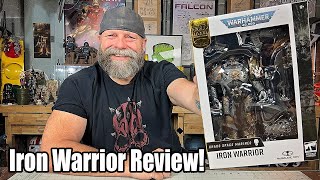 Mcfarlane Toys Warhammer 40k Iron Warrior  Unboxing and Review [upl. by Jarrett389]