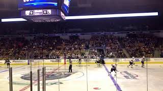 Worcester Railers Vs Manchester Monarchs Railers First Inaugural Game First Home Game [upl. by Quenna761]