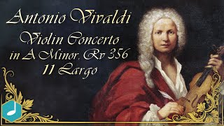 Antonio Vivaldi  Violin Concerto in A Minor Rv 356 II Largo [upl. by Costanza]