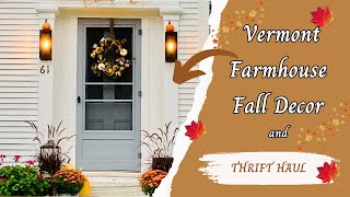 Decorating my Vermont Farmhouse for Fall  Autumn Inspired Thrift Haul  Fall in Vermont [upl. by Herbie]