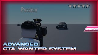 Roblox  Advanced GTA Robbery amp Wanted System FREE [upl. by Asirrak]