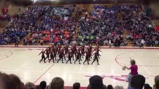 Uintah High School Military Routine 20152016 [upl. by Betthezel420]