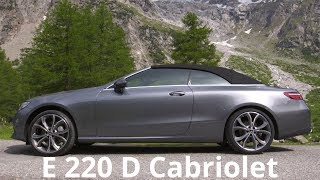 Mercedes E 220 D Cabriolet Selenite Grey  Design [upl. by Eiralam]