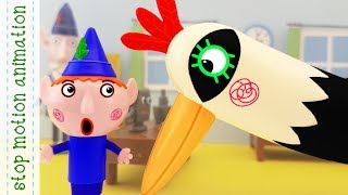 The Woodpecker amp Funny Chaos Ben amp Hollys Little Kingdom Stop Motion Animation 3D Characters Fig [upl. by Attenahs49]