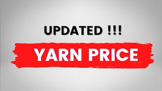 Yarn Price of BD Updated yarn price india  Yarn price with Certificate  Garments Merchandiser [upl. by Aarika]