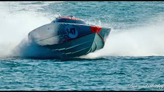 BPRC 60th POWERBOAT RACE ROARING PAST PORTLAND BILL 29th August 2021 [upl. by Ilecara]