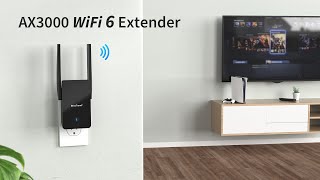 Know More about BrosTrend AX3000 WiFi Extender Extensive Range with Powerful WiFi 6 [upl. by Uriisa]