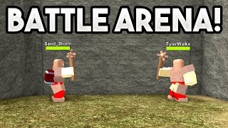 BATTLE ARENA  ROBLOX Booga Booga w TanqR [upl. by Delos]