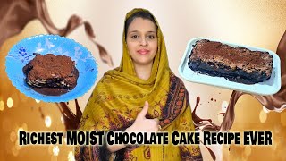 Worlds Simplest Eggless Chocolate Cake l Delicious Chocolate Moist Cake l Jias Kitchen Routine [upl. by Arotak]