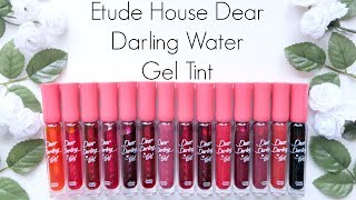 Provided for Review Etude House Dear Darling Water Gel Tint [upl. by Martineau326]